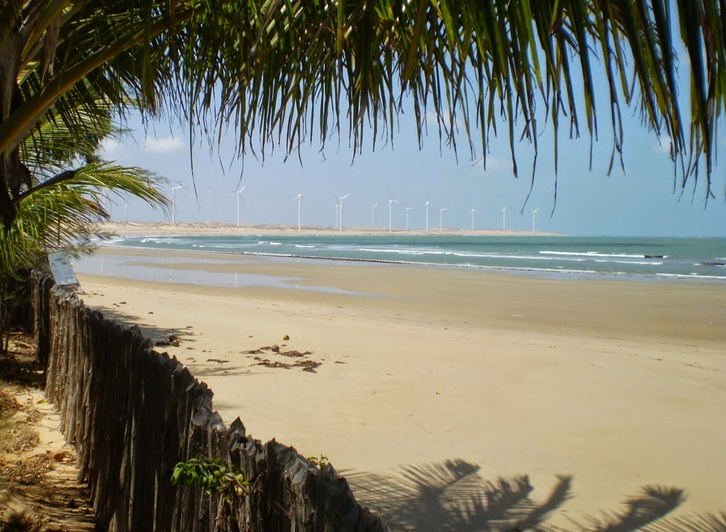 Fotografija Praia de Amontada in naselje