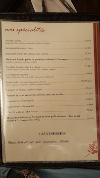 Restaurant français Le Jardin de Collioure à Collioure (la carte)