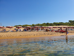 Spiaggia di Calannino'in fotoğrafı uçurumlarla desteklenmiş