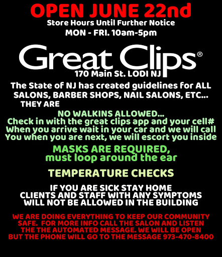 Hair Salon «Great Clips», reviews and photos, 170 Main St, Lodi, NJ 07644, USA