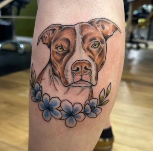 Explore boston terrier tattoo ideas, creative tattoo ideas in Minneapolis, available at Citadel Tattoo