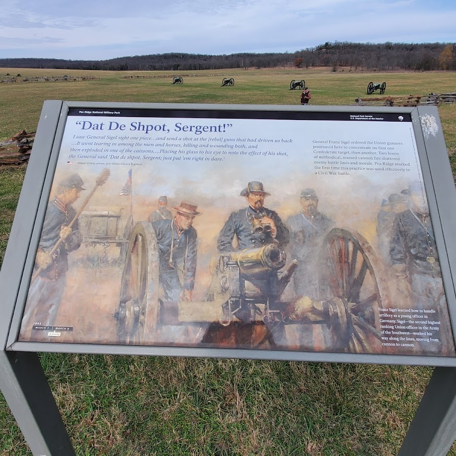 Pea Ridge Federal Battlefield Line