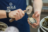 Huître du Restaurant de fruits de mer Merle Huîtres et Coquillages à Lyon - n°9