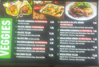 Carte du MY Kebap à Hamburg
