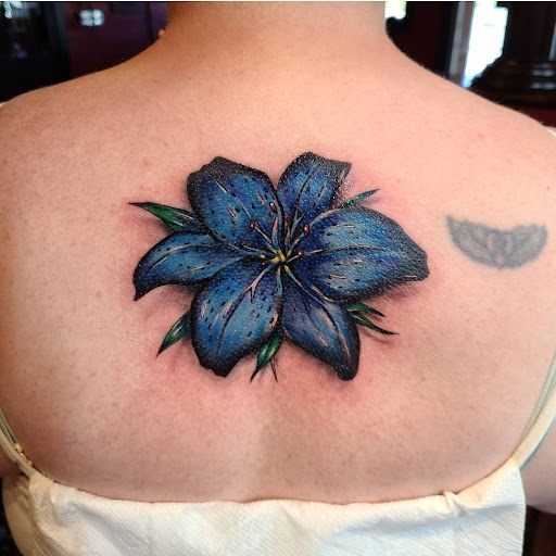 Explore st christopher tattoo ideas, creative tattoo ideas in Abilene, available at Fear Factor Tattoos and Piercings