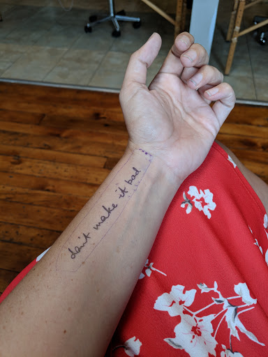 Explore tricep tattoo ideas for men, creative tattoo ideas in Louisville, available at Prophecy Ink Tattoo Studio & Fine Art Gallery