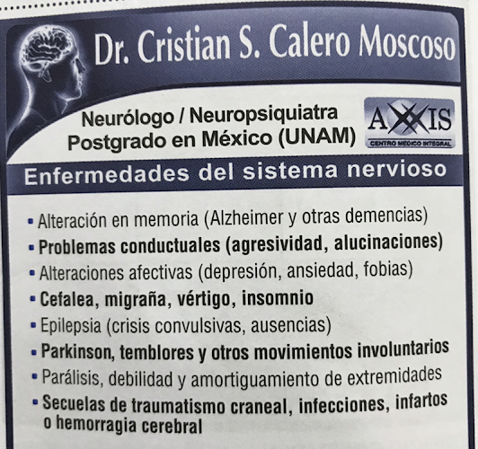 Dr. Cristian Calero Neurólogo/Neuropsiquiatra - Quito