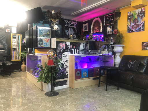 Explore dog tattoo ideas for guys, creative tattoo ideas in Miami, available at Ink Rising Tattoo