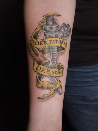 Explore spade tattoo ideas, creative tattoo ideas in Oelwein, available at Purple Thistle Tattoo