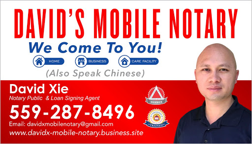David’s Mobile Notary Public & Loan Signing Agent / Also Speaks Chinese, Mandarin, and Cantonese