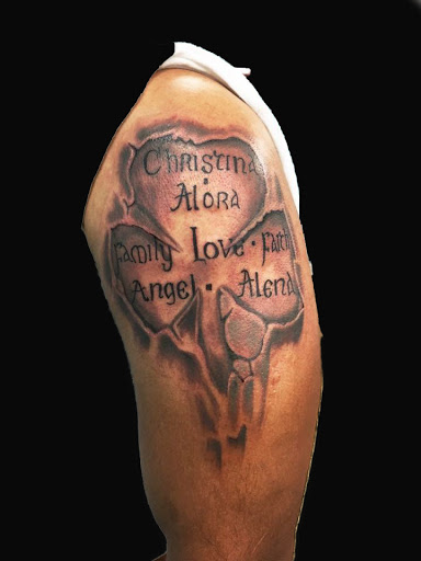 Explore drummer tattoos ideas, creative tattoo ideas in Dunn, available at Yankee Tattoo and Piercing