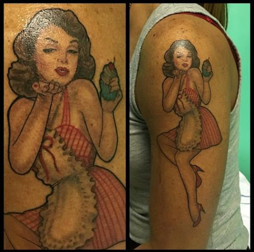 Explore let them tattoo placement ideas, creative tattoo ideas in Albany, available at Dead Presidents Lounge