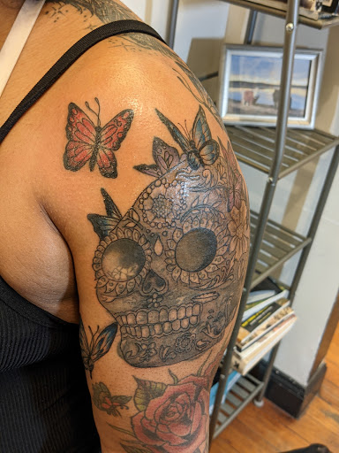Explore bane tattoo ideas, creative tattoo ideas in Jamaica Plain, available at Fat Rams Pumpkin Tattoo
