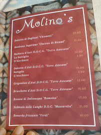 Restaurant spécialisé dans la cuisine de Ligurie Trattoria del Molino à Albisola Superiore (la carte)
