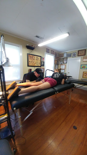 Explore female shoulder tattoo ideas, creative tattoo ideas in Elizabeth City, available at OMara Tattoo