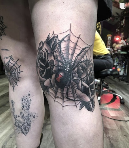 Explore small angel tattoo ideas, creative tattoo ideas in Savannah, available at Tramp Art Studios