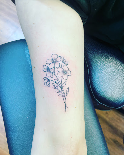 Explore running tattoos ideas, creative tattoo ideas in Cocoa, available at Rorschach Tattoo Shop and Piercing Studio