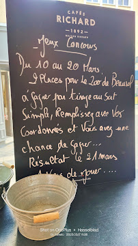 Restaurant français La Civette à Chartres (le menu)