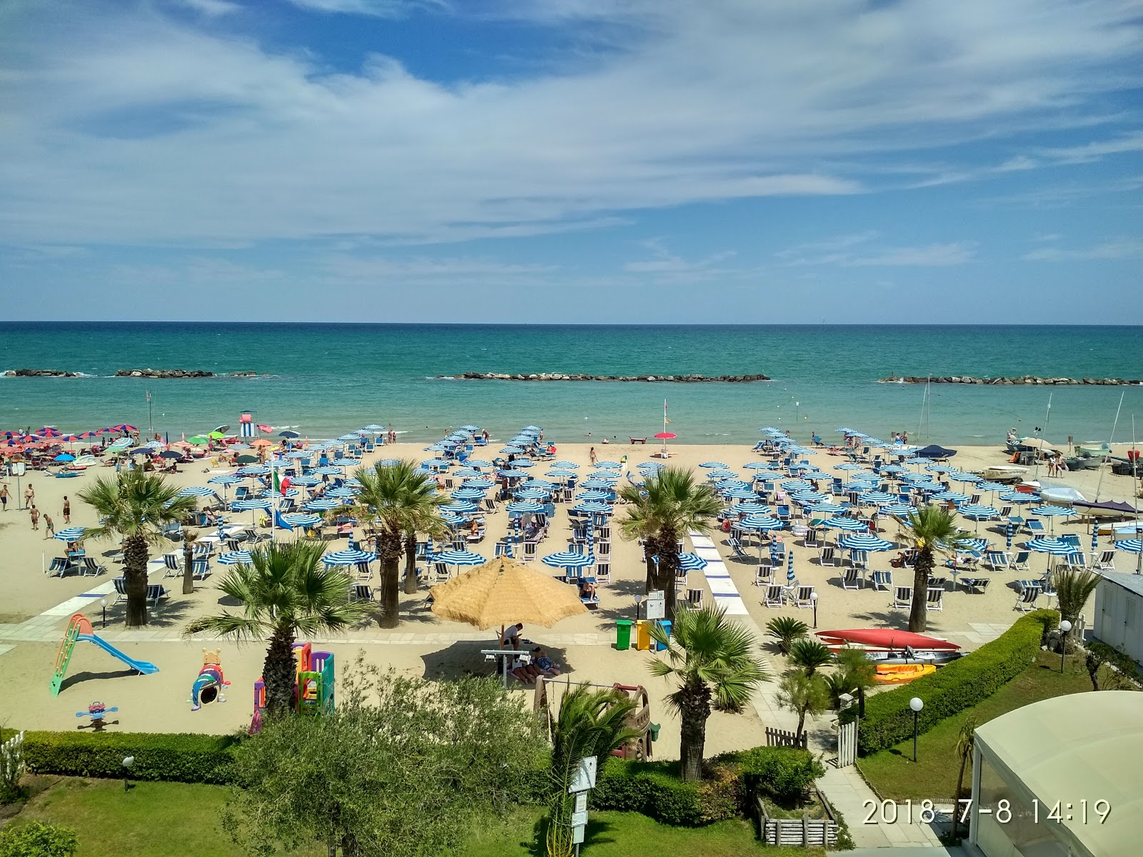 Fotografie cu Spiaggia San Benedetto Del Tronto cu o suprafață de nisip beige fin