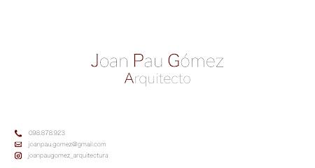 Estudio de arquitectura Joan Pau Gómez
