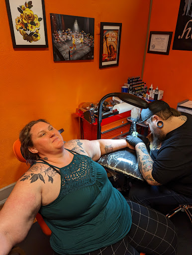 Explore michael myers tattoo ideas, creative tattoo ideas in Statesville, available at Light Side Tattoo & Piercings