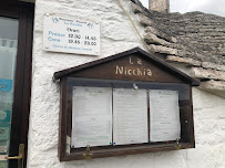 Ristorante La Nicchia à Alberobello carte