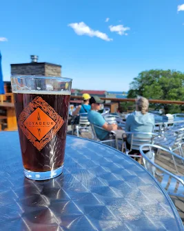 Craft beer at a brewery in Grand Marais Minnesota