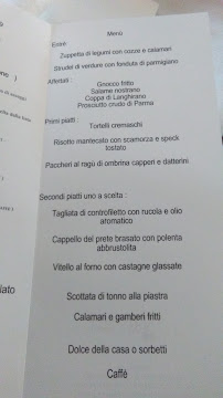 Ristorante Trattoria Rosetta à Passarera menu
