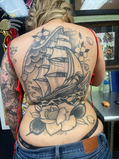 Explore pennywise tattoo ideas, creative tattoo ideas in Cabot, available at ELECTRIC PANTHER TATTOO GALLERY