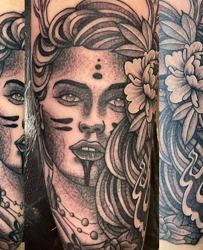 Explore tattoo ideas harley davidson, creative tattoo ideas in Ocala, available at Lucky Bucks Tattoo Piercing Studio (APPT BASED)