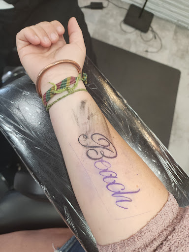 Explore inner bicep tattoo ideas, creative tattoo ideas in Milwaukee, available at Bay Street Tattoo Co.