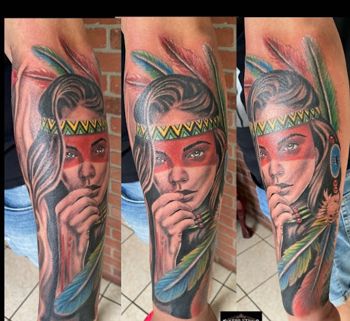 Explore mens tattoo ideas leg, creative tattoo ideas in Ambler, available at Tattoo GalaxyAmbler Piercing & Custom Tattoos