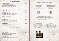 Menu du Alte Weberei à Karlsbad