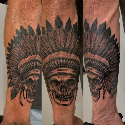 Explore fashion tattoo ideas, creative tattoo ideas in Kansas City, available at Golden Stag Tattoo and Gallery