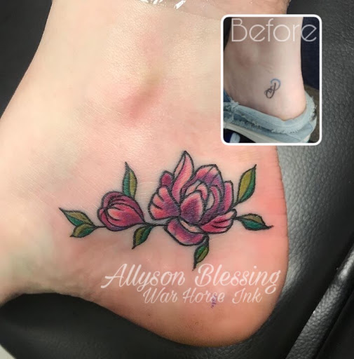 Explore leg tattoo ideas black male, creative tattoo ideas in Kent, available at War Horse Ink