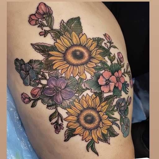 Explore jujutsu kaisen tattoo ideas, creative tattoo ideas in Yucca Valley, available at Strata Tattoo Lab LLC