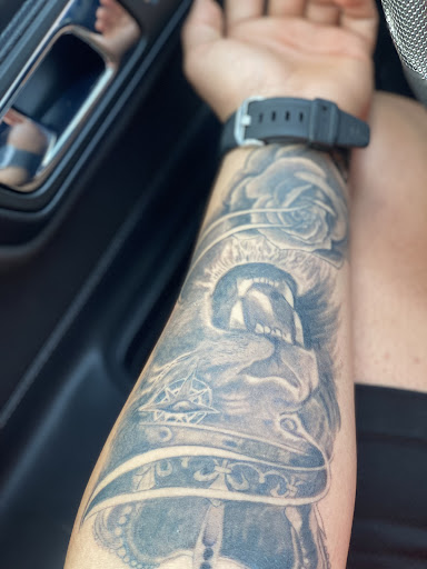 Explore disco elysium tattoo ideas, creative tattoo ideas in Ocala, available at The ink Vault Tattoo Studio