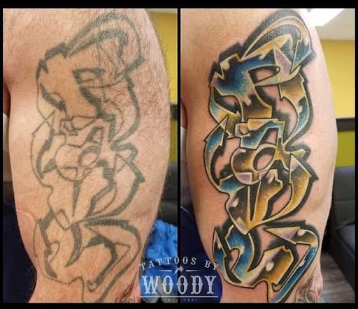 Explore filler ideas for sleeve tattoos, creative tattoo ideas in Adrian, available at Good Life Tattoo Co.