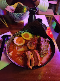 Soupe du Restaurant de nouilles (ramen) Subarashi ramen 鬼金棒 à Paris - n°18