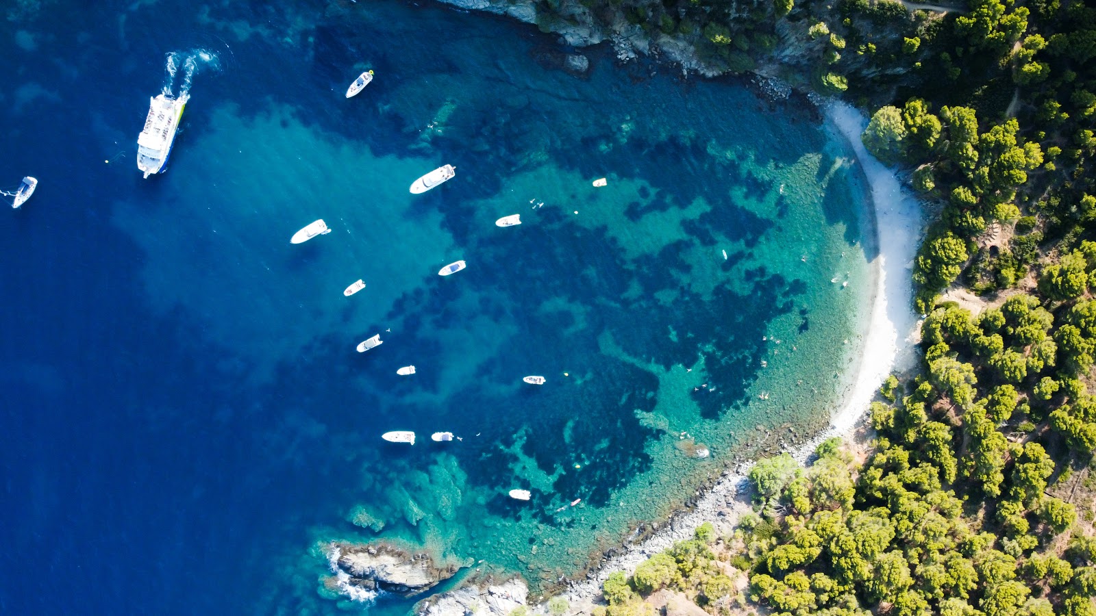 Cala Rostella的照片 带有小海湾