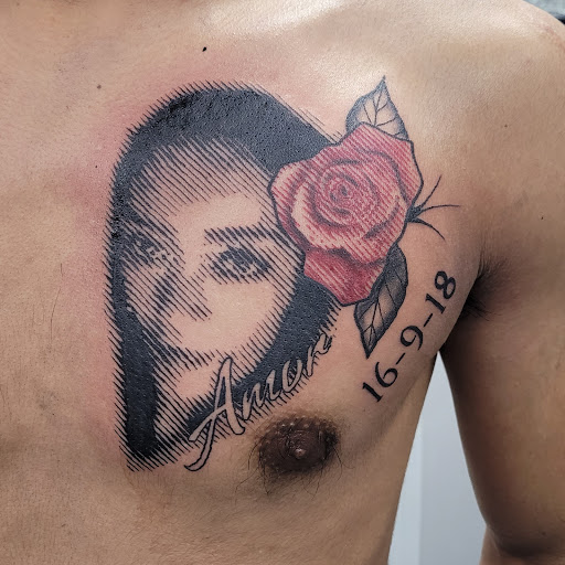 Explore number 3 tattoo ideas, creative tattoo ideas in Clarksville, available at Vanilla Gorilla Tattoo