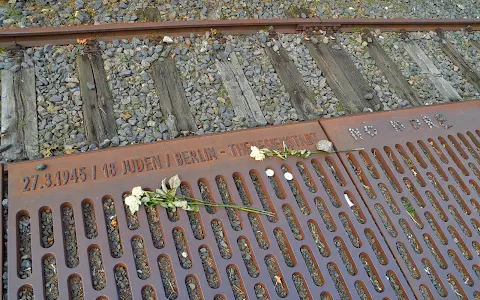 Memorial for holocaust Berlin transport image