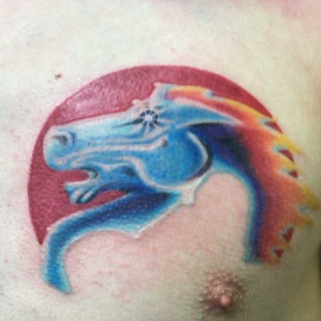 Explore evil angel tattoo ideas, creative tattoo ideas in Mckinney, available at Borrowed Time Fine Art Gallery Tattoo Shop