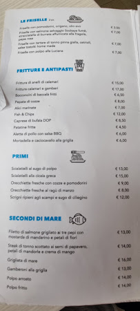 Paninart Trani à Trani menu