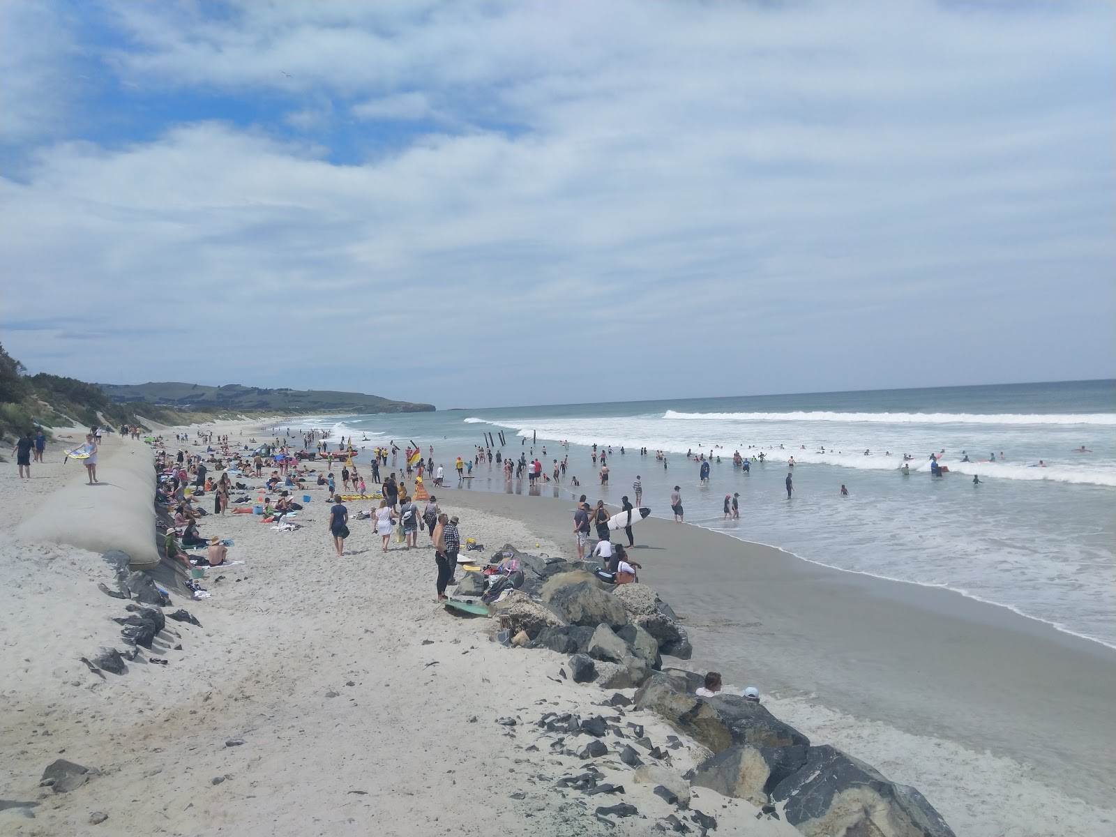 Foto av Saint Clair Beach med lång rak strand
