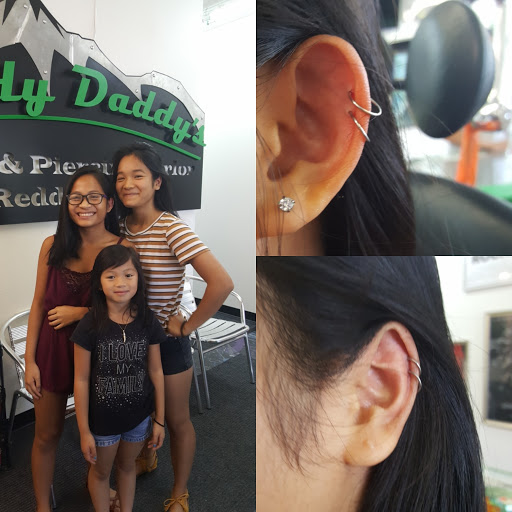 Explore butterfly tattoo placement ideas, creative tattoo ideas in Redding, available at Caddy Daddys