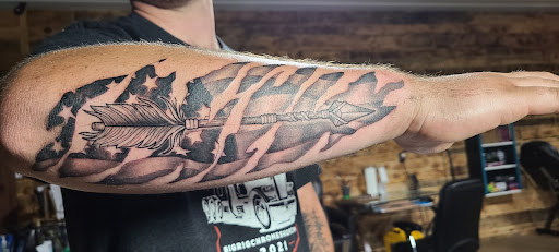 Explore daddy and son tattoo ideas, creative tattoo ideas in Stetsonville, available at Solace Ink Company LLC