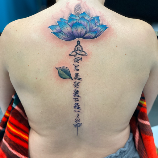 Explore women's arm sleeve tattoo ideas, creative tattoo ideas in Lockport, available at Archer Ink Tattoo