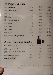 Menu / carte de Indisches Restaurant Delhi Palast à Chemnitz