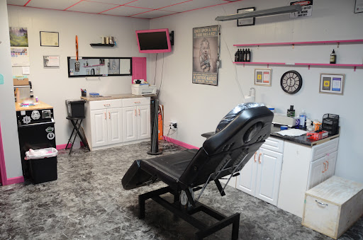 Explore chest and stomach tattoo ideas, creative tattoo ideas in Bradley, available at Rogers Tattooing & Body Piercing